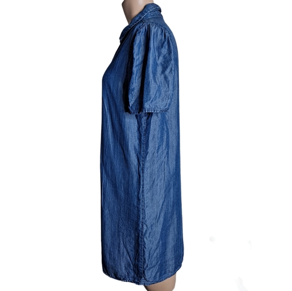 Paper crane CHAMBRAY SHORTSLEEVE DRESS size S - Picture 4 of 5
